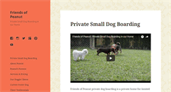 Desktop Screenshot of friendsofpeanut.com